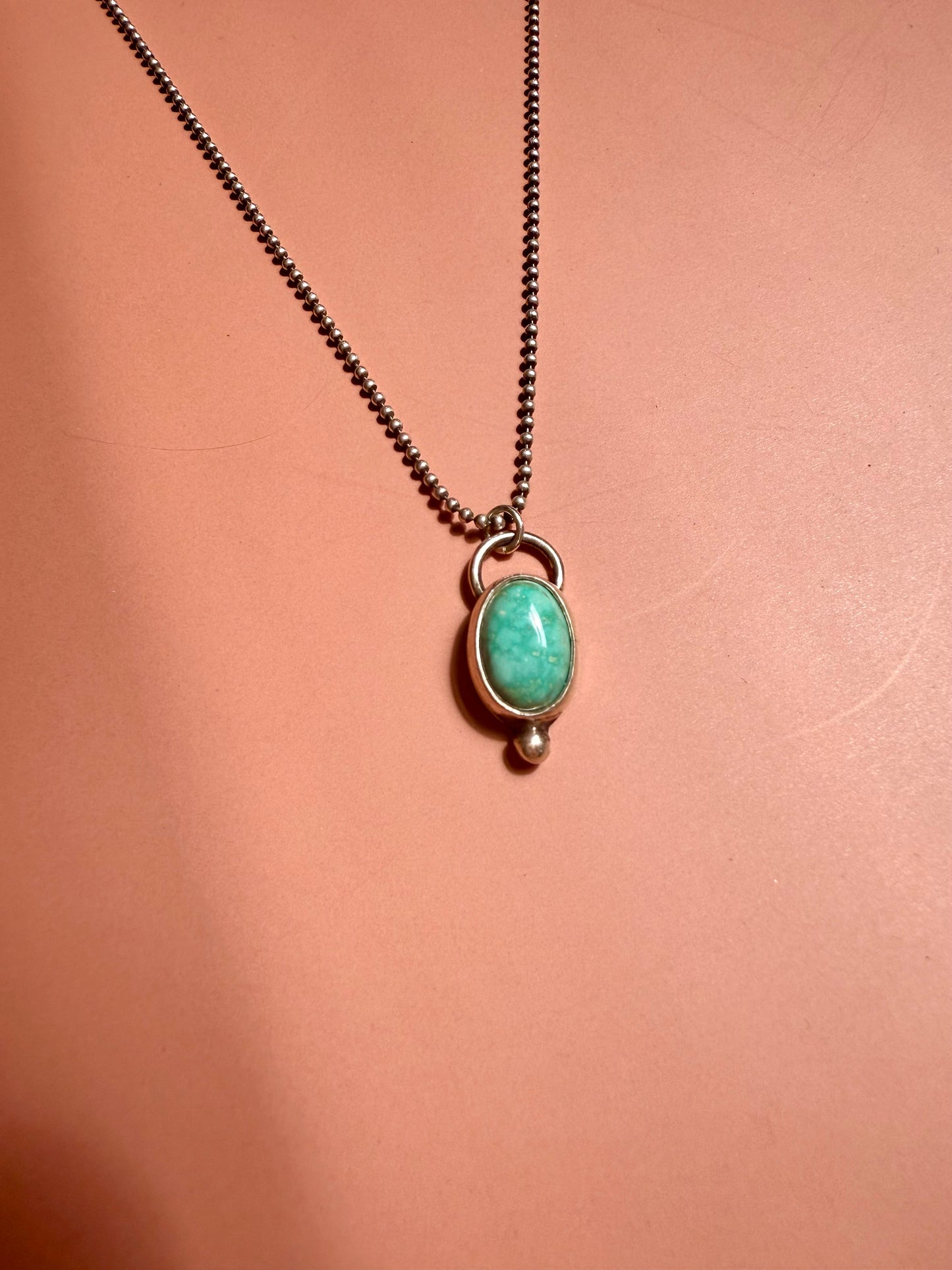 Seafoam Drop Necklace