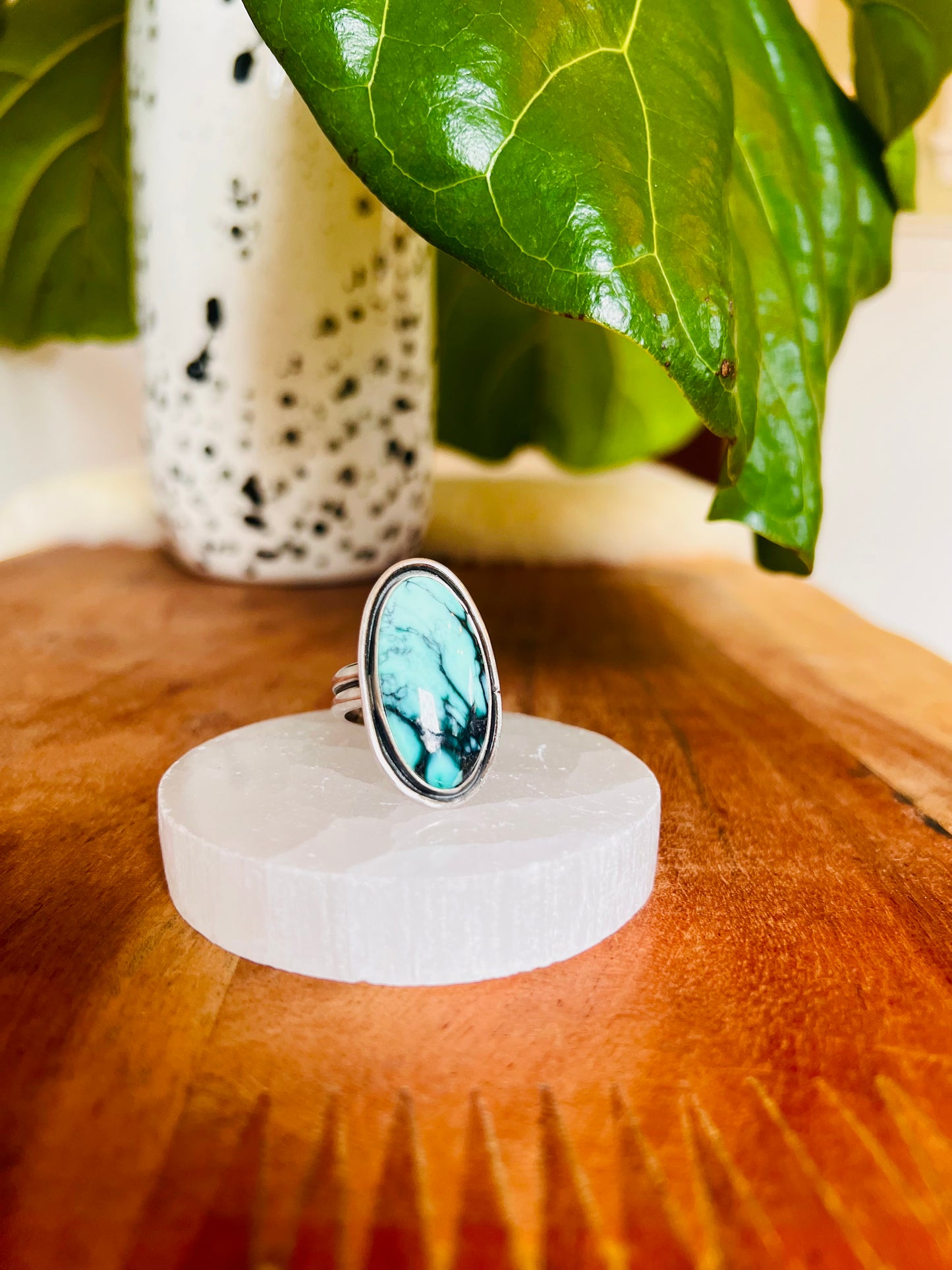 Midnight Desert Bloom Ring
