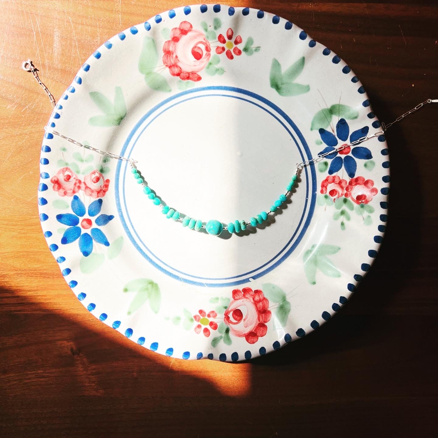 Kingman Turquoise Sterling Choker