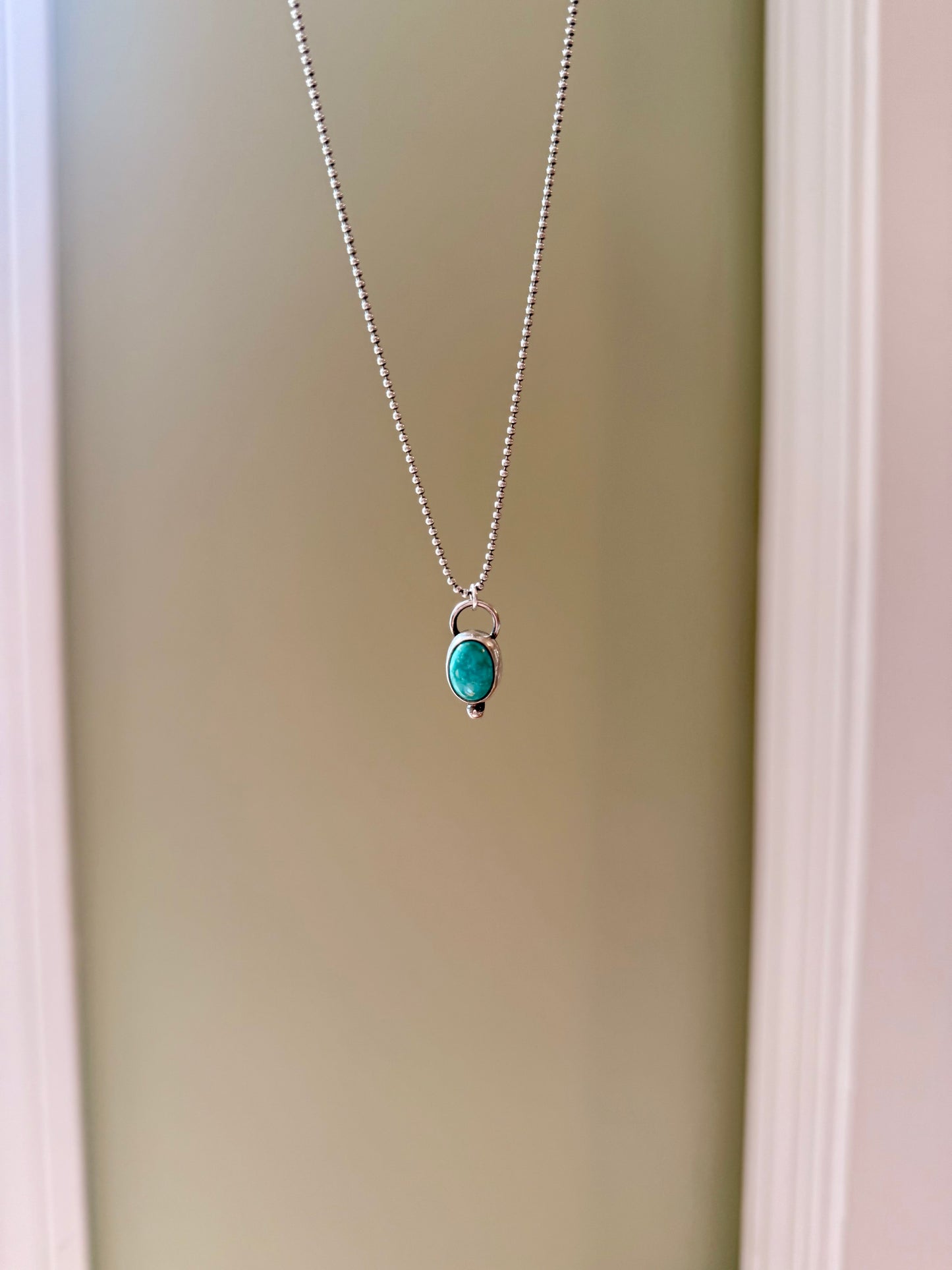 Seafoam Drop Necklace