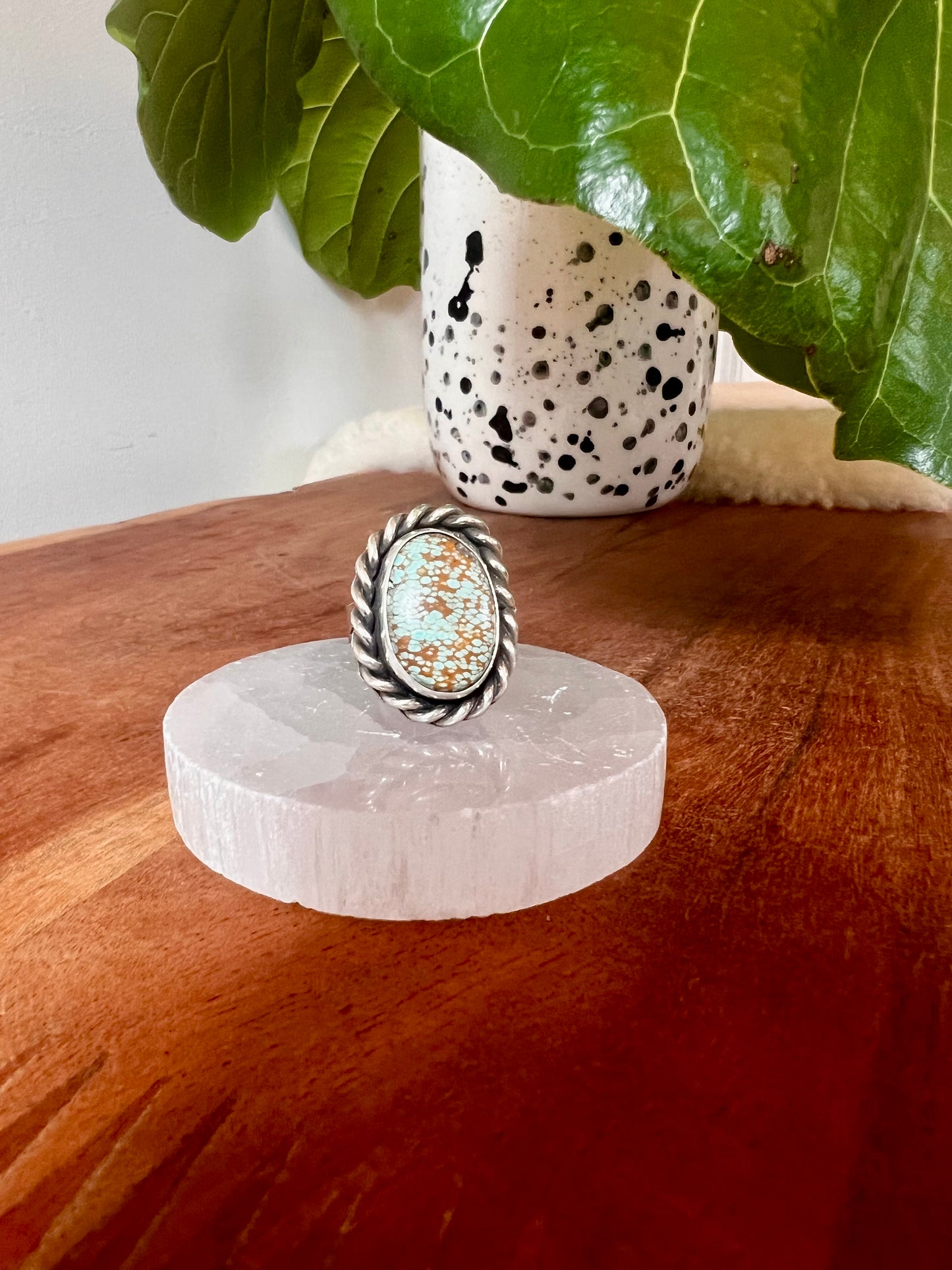 Number 8 Turquoise Mesa Sky Ring