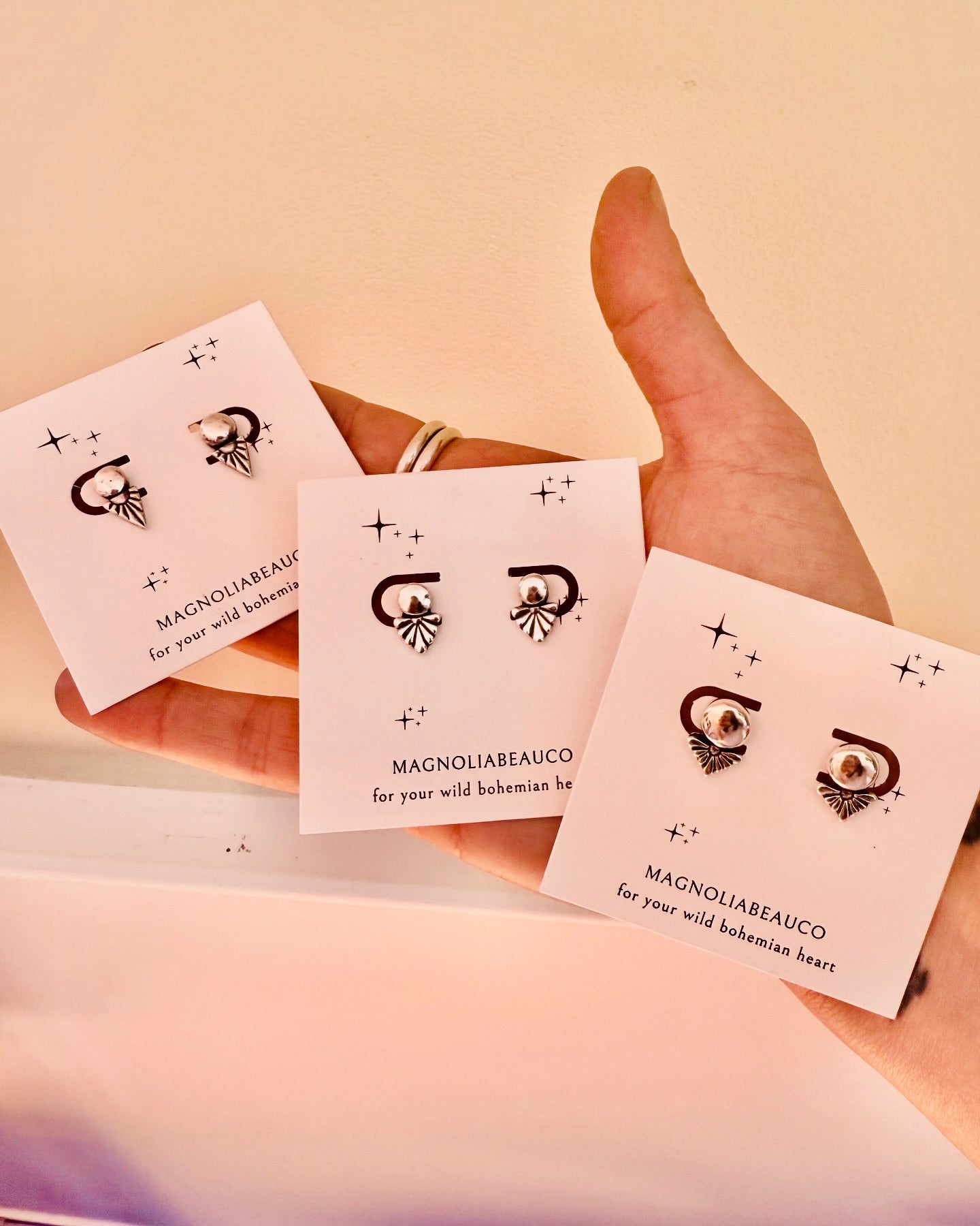All Silver Studs