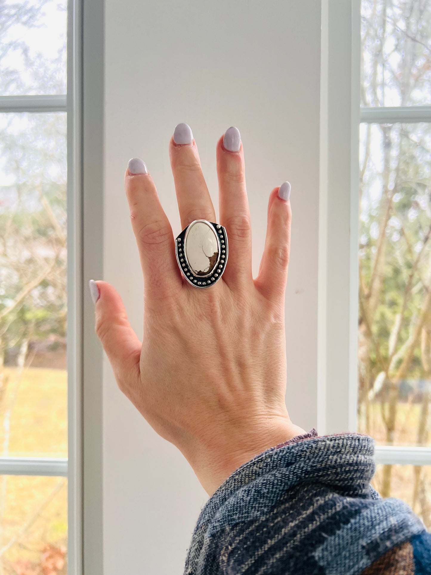 Ivory Creek Variscite and Sterling Silver Ring