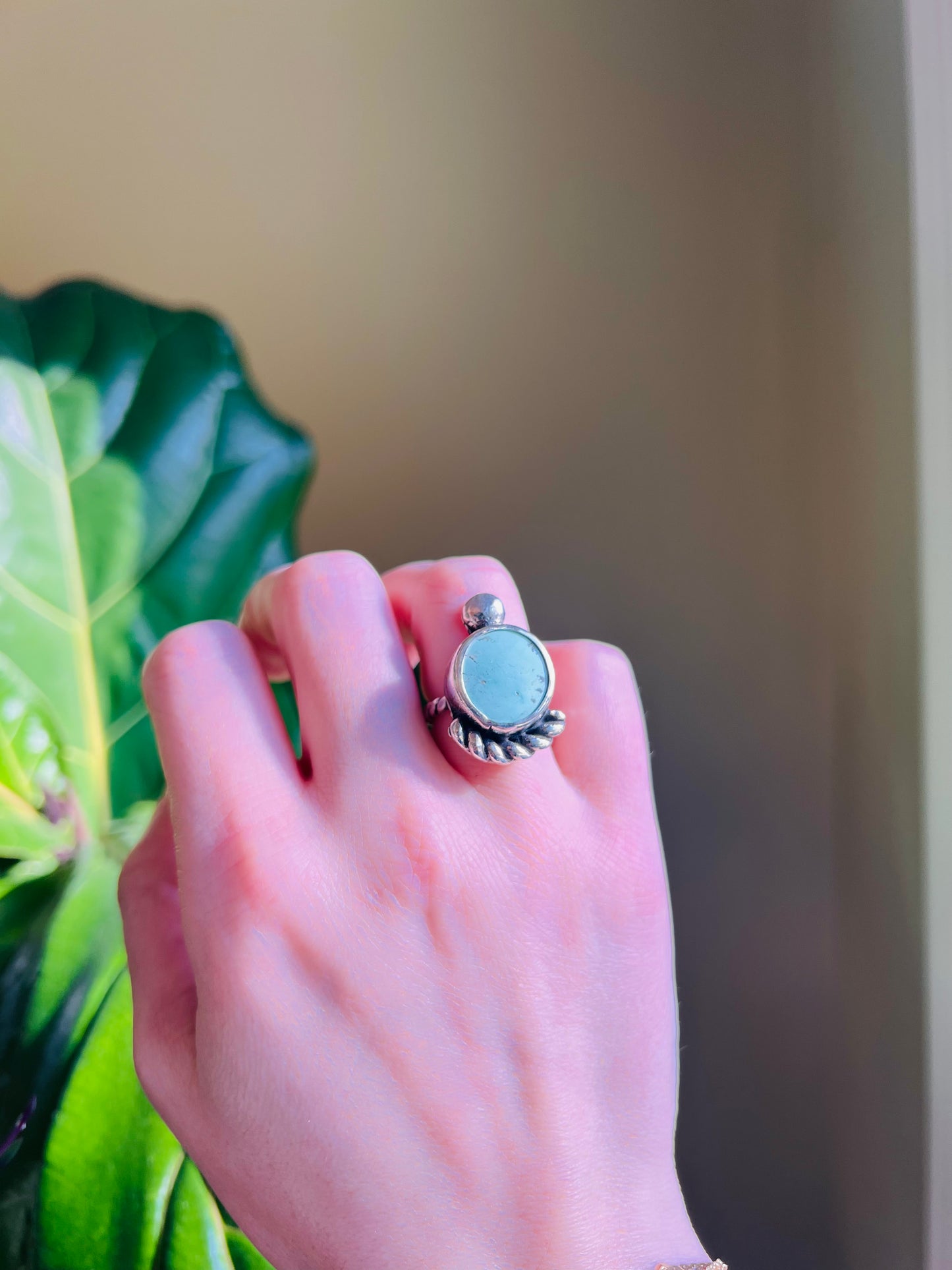Tyrone Turquoise and Sterling Silver Ring