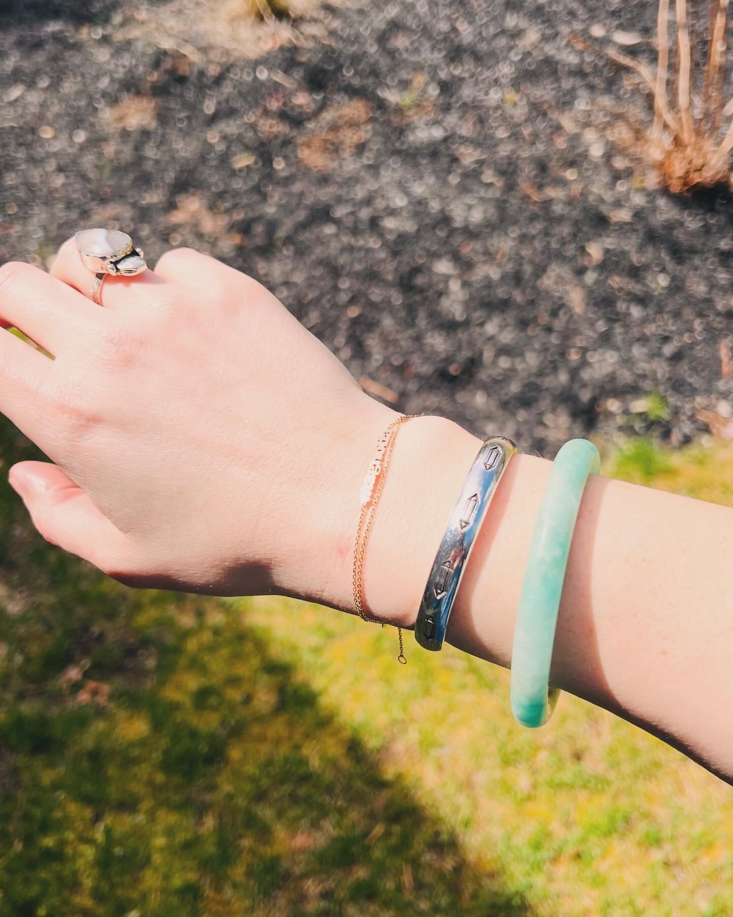 Hand-stamped Everyday Cuff