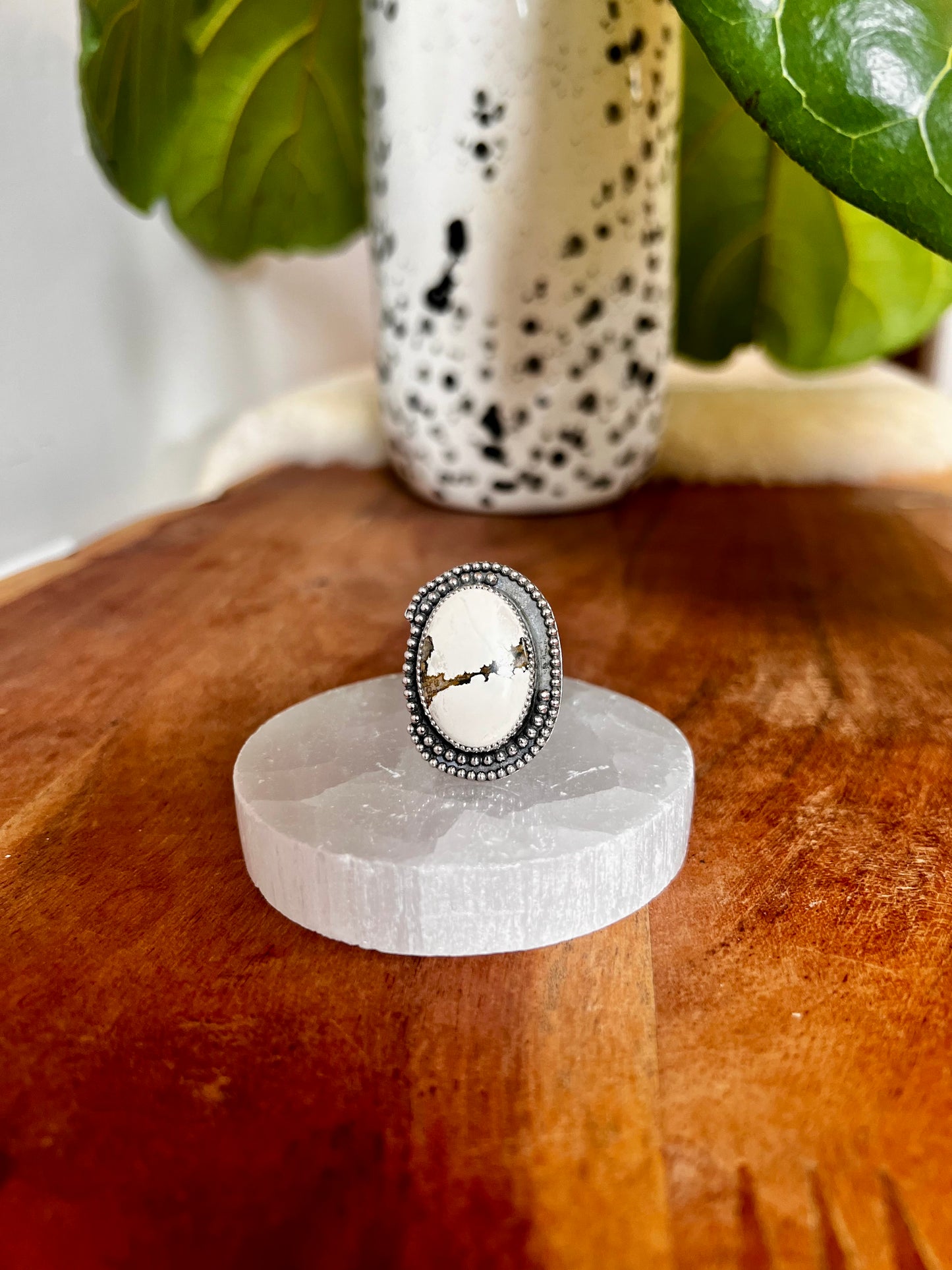 Abstract Ivory Creek Ring