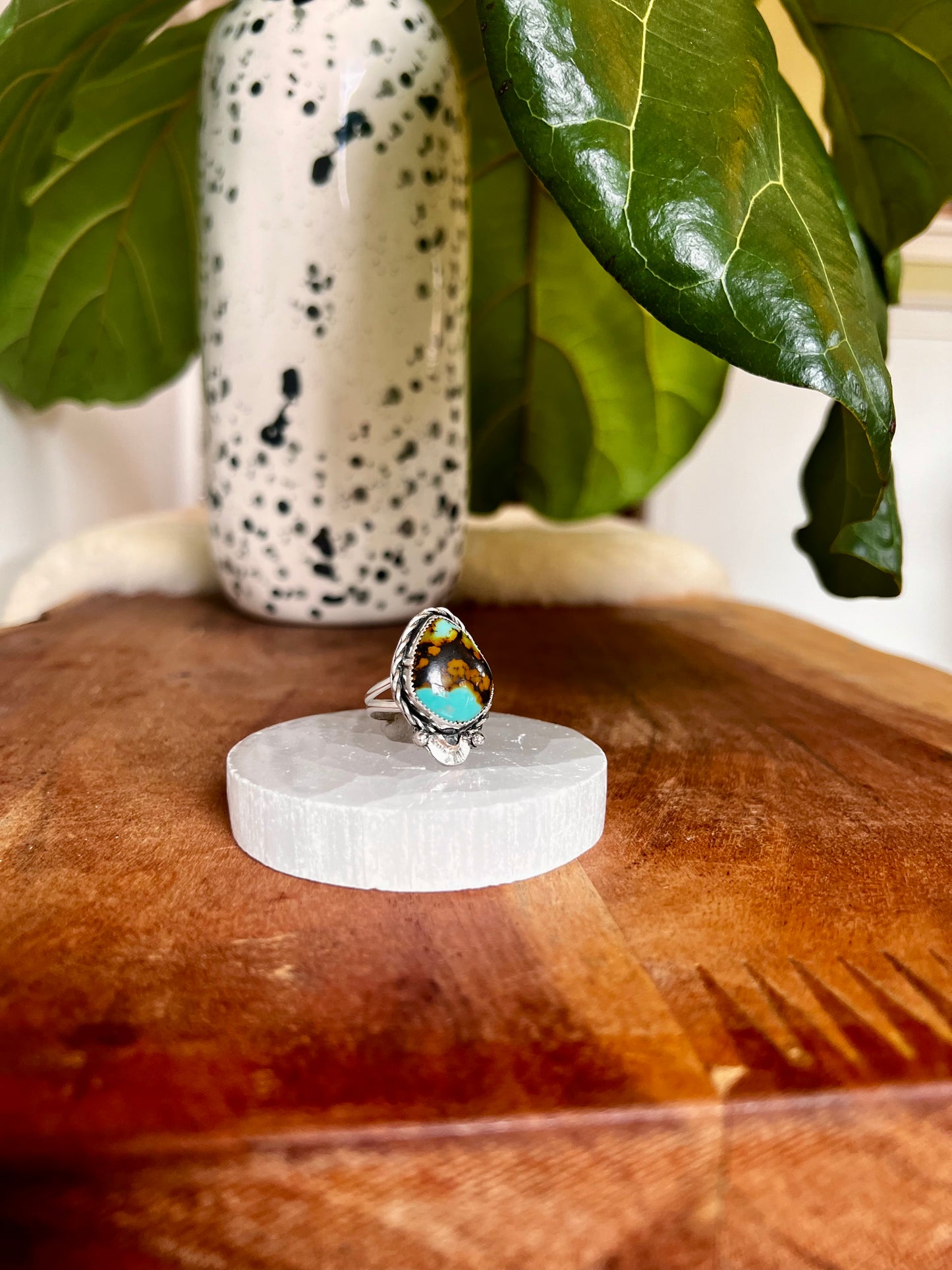 Bamboo Mountain Turquoise Ring