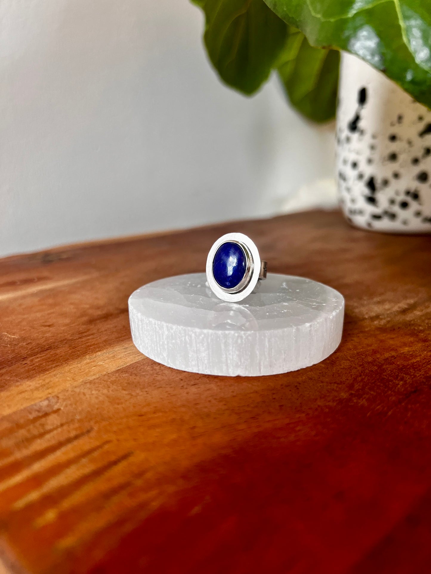 Deep Blue Lapis Lazuli Ring