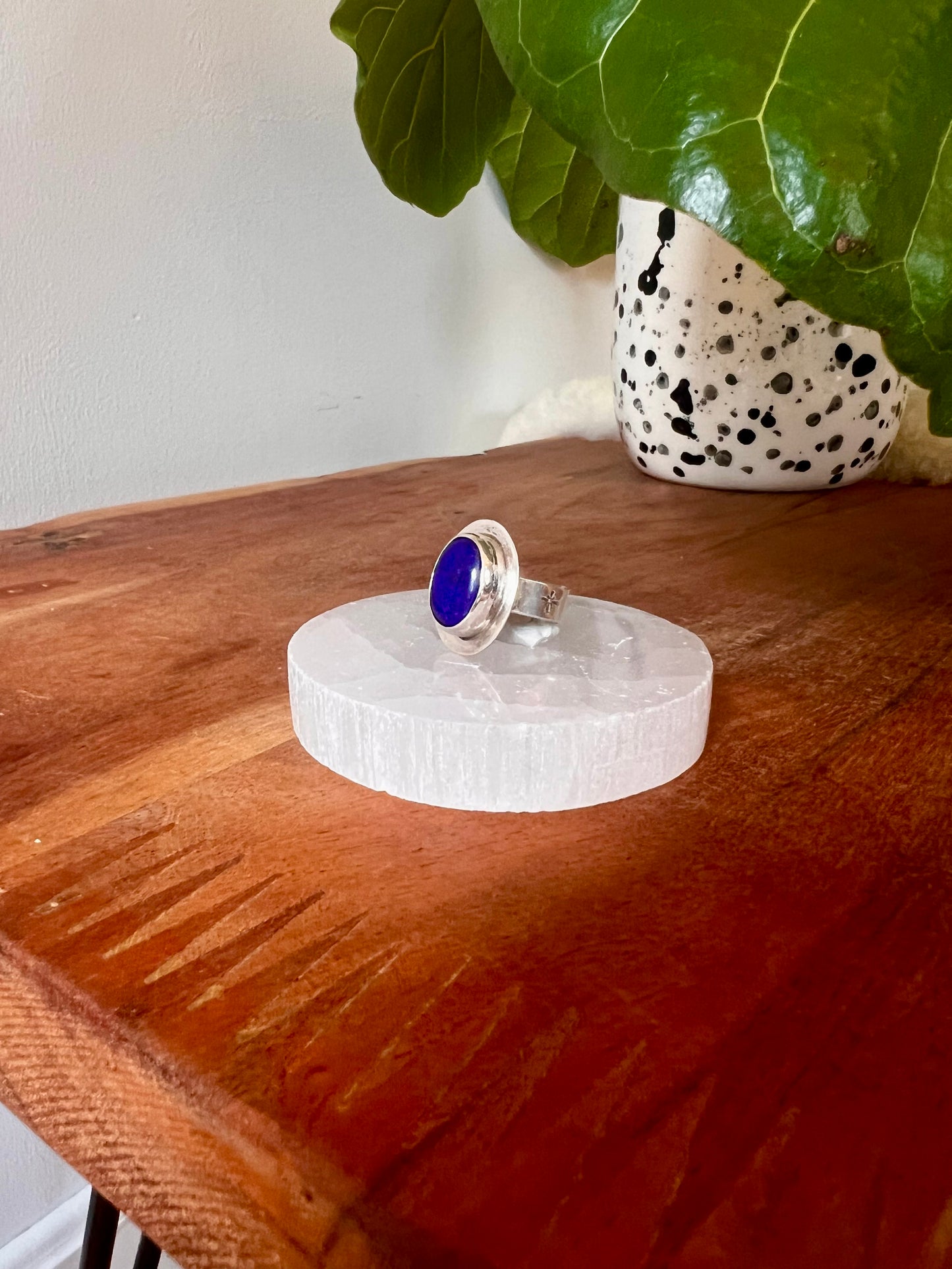Deep Blue Lapis Lazuli Ring