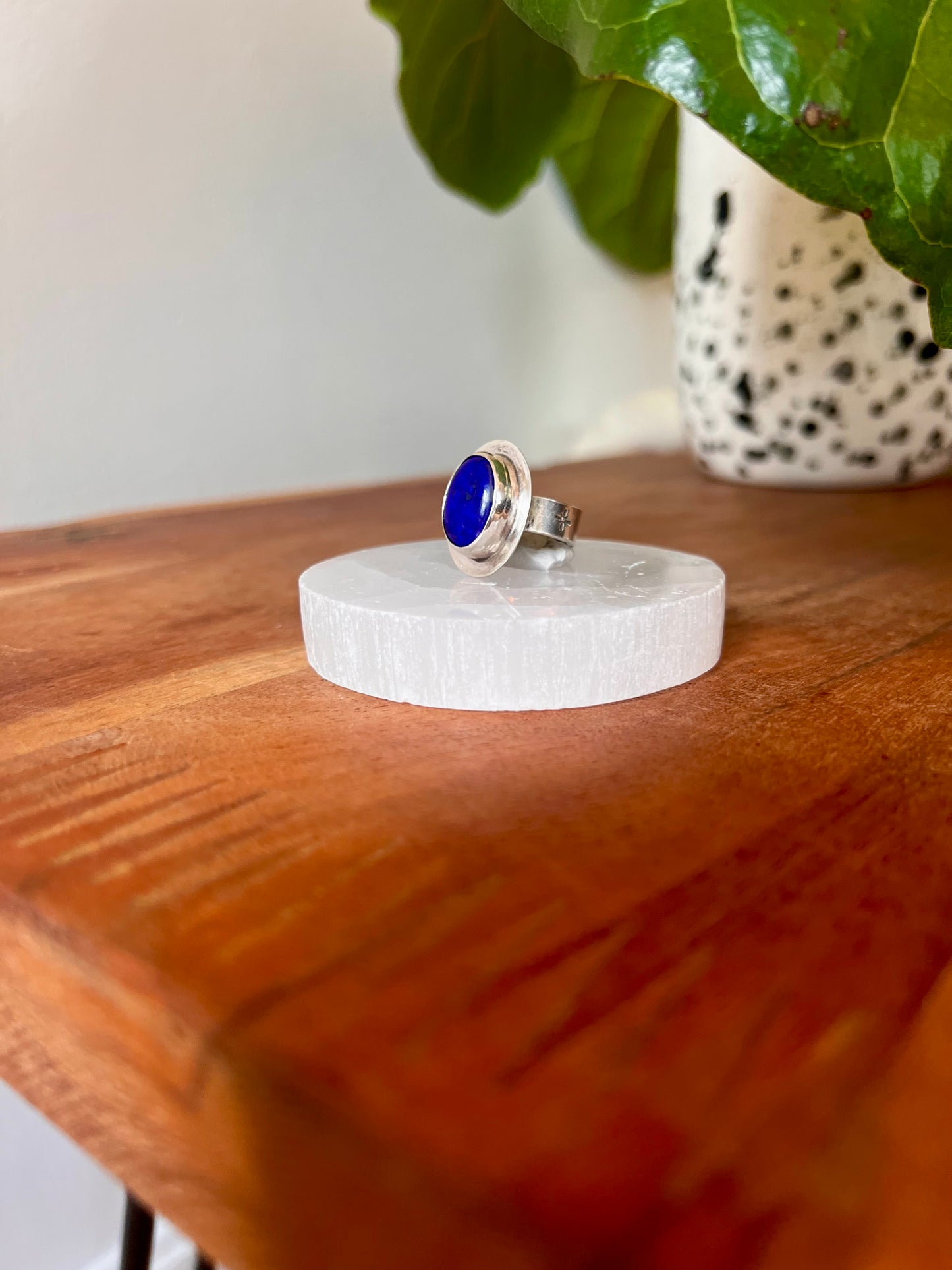 Deep Blue Lapis Lazuli Ring