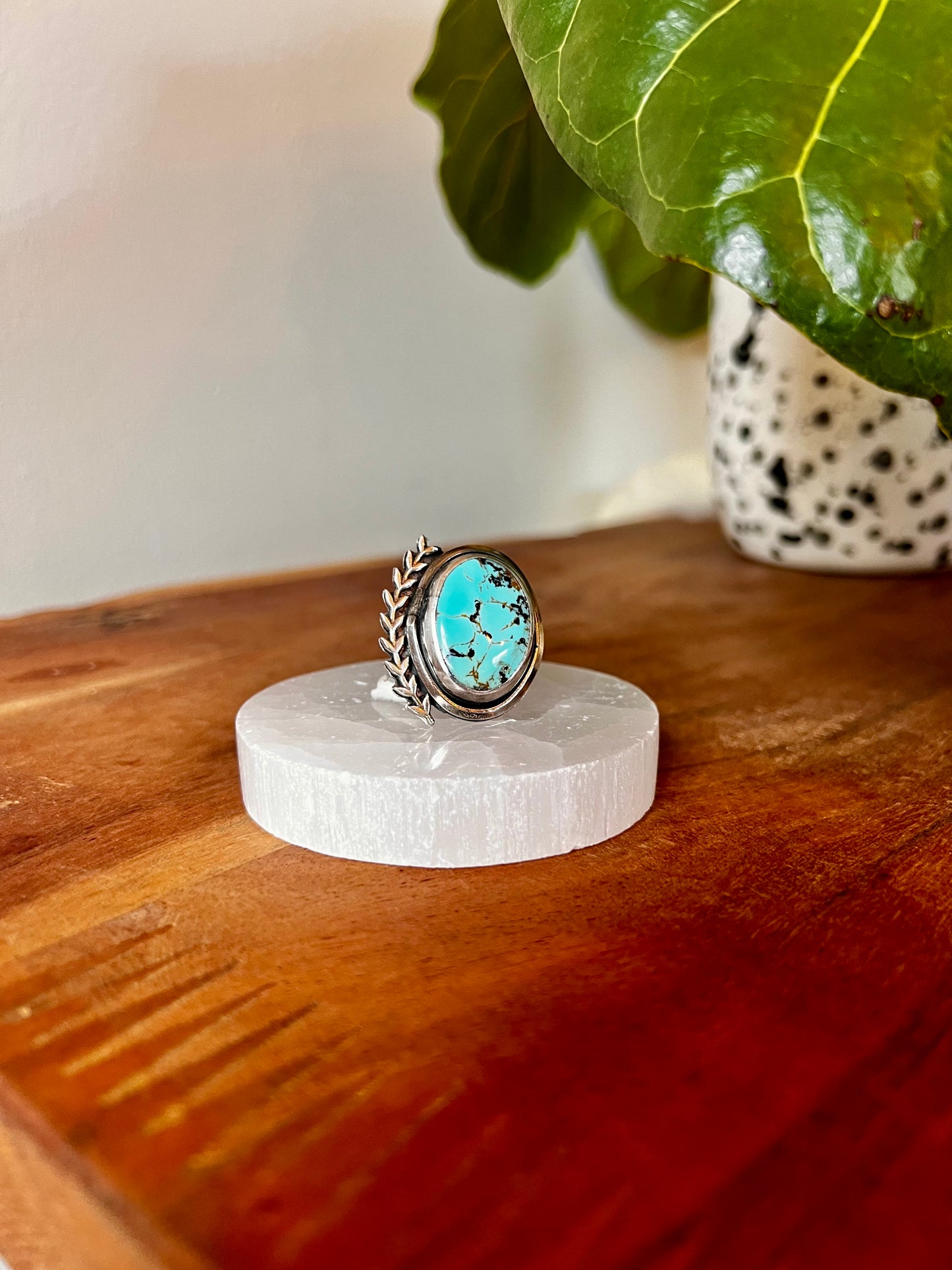 Rising Phoenix Leaf Ring