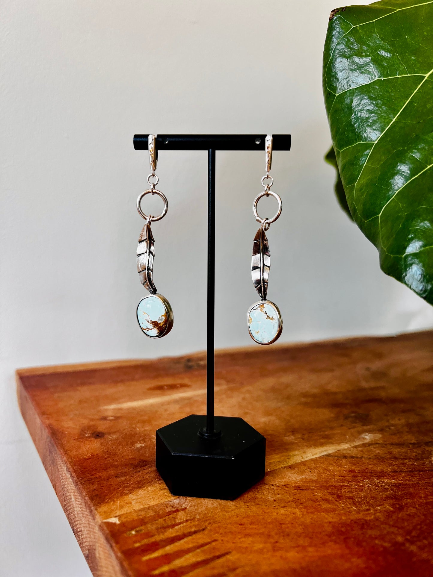 Golden Hills Leaf Earrings