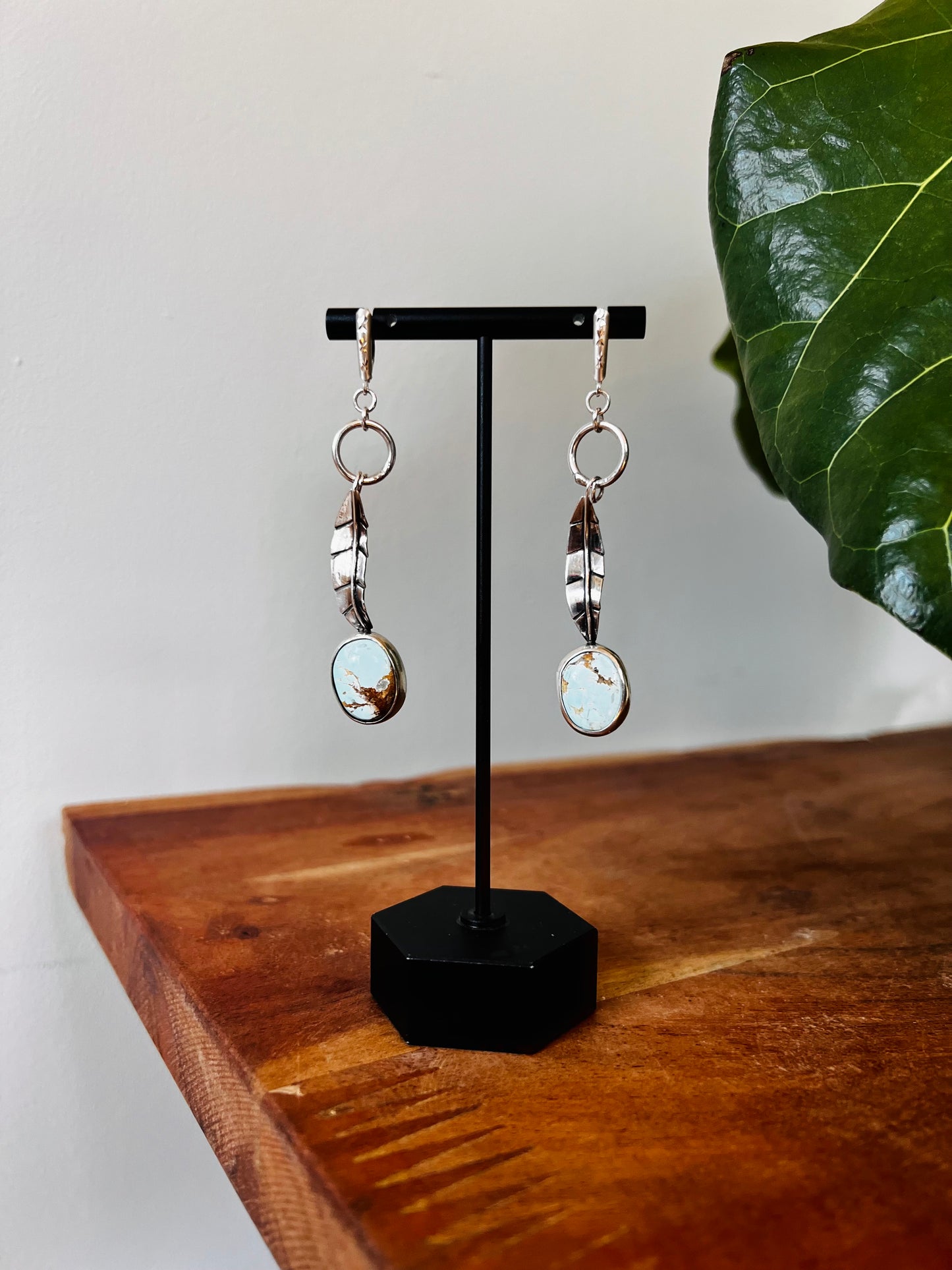 Golden Hills Leaf Earrings