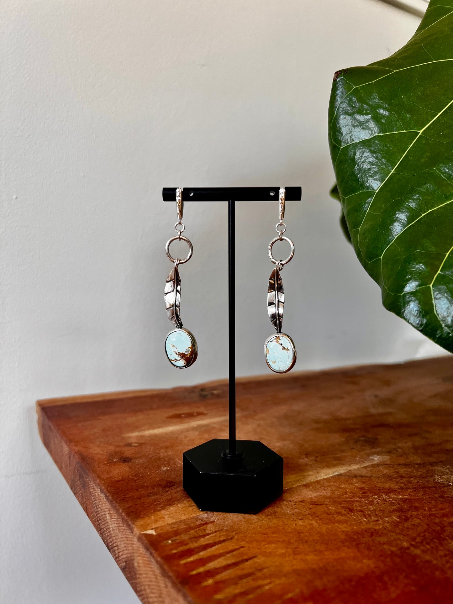 Golden Hills Leaf Earrings