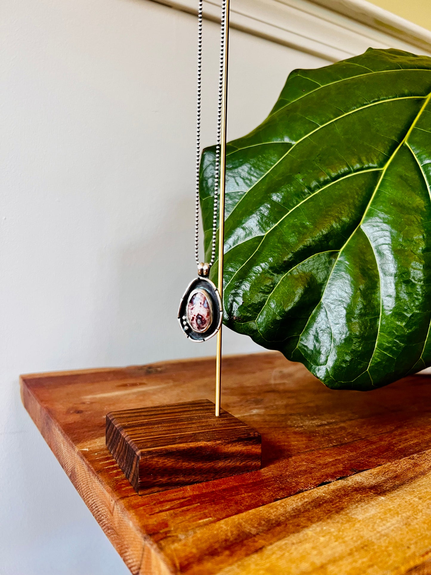 Mexican Fiery Opal Pendant