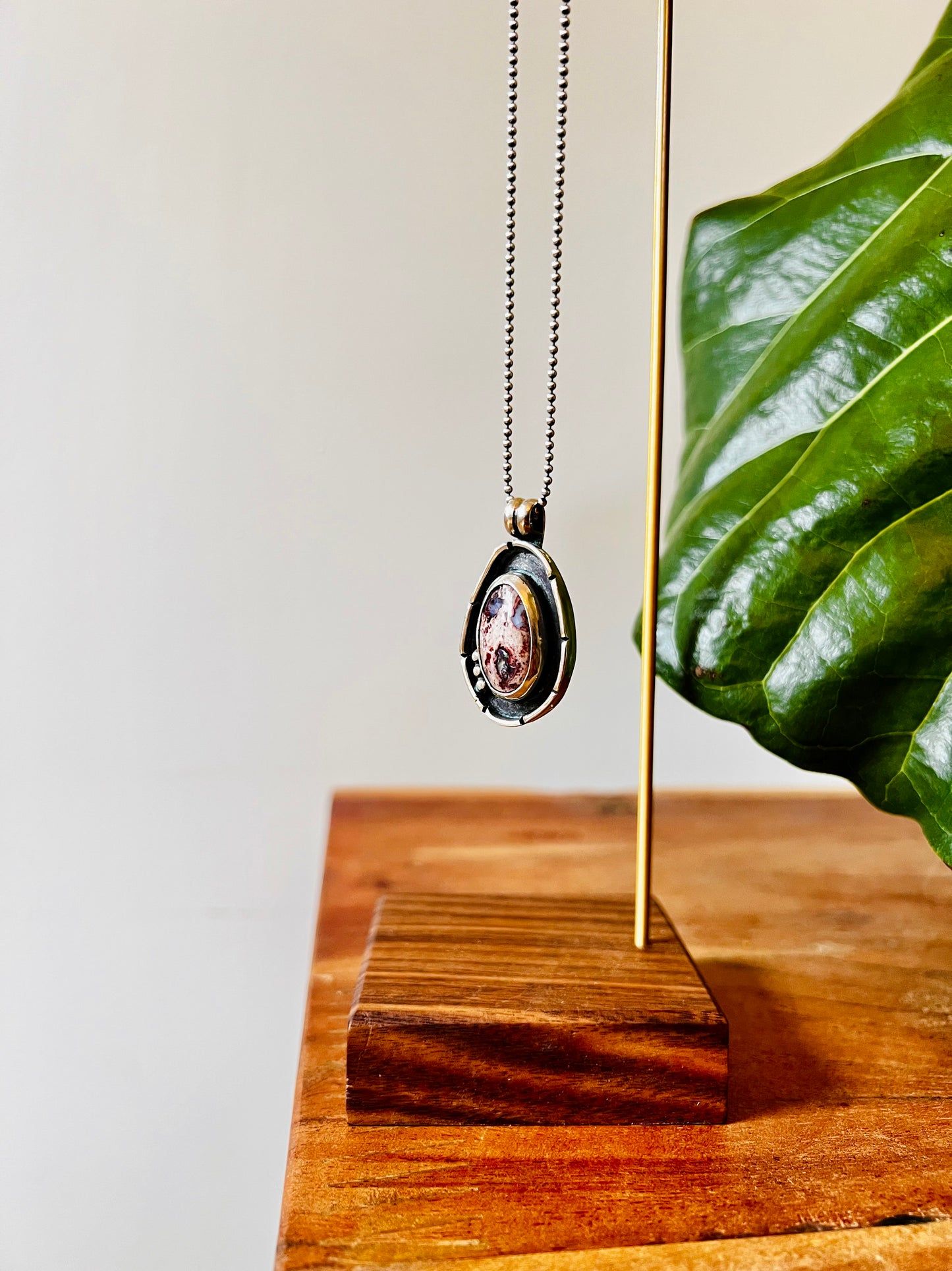 Mexican Fiery Opal Pendant