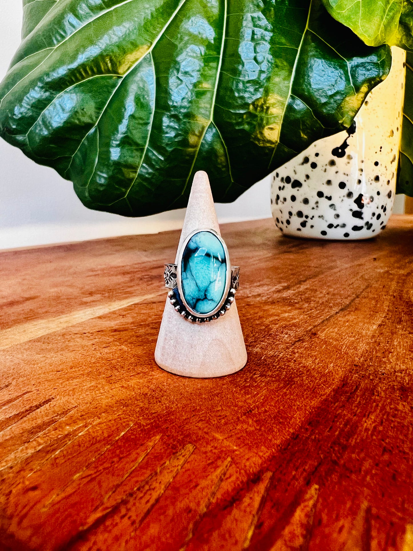 Desert Bloom Turquoise Ring
