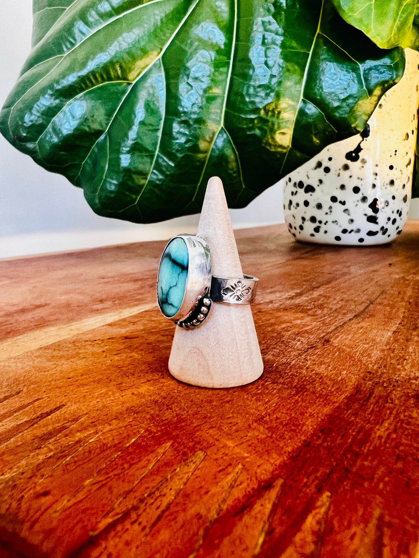 Desert Bloom Turquoise Ring