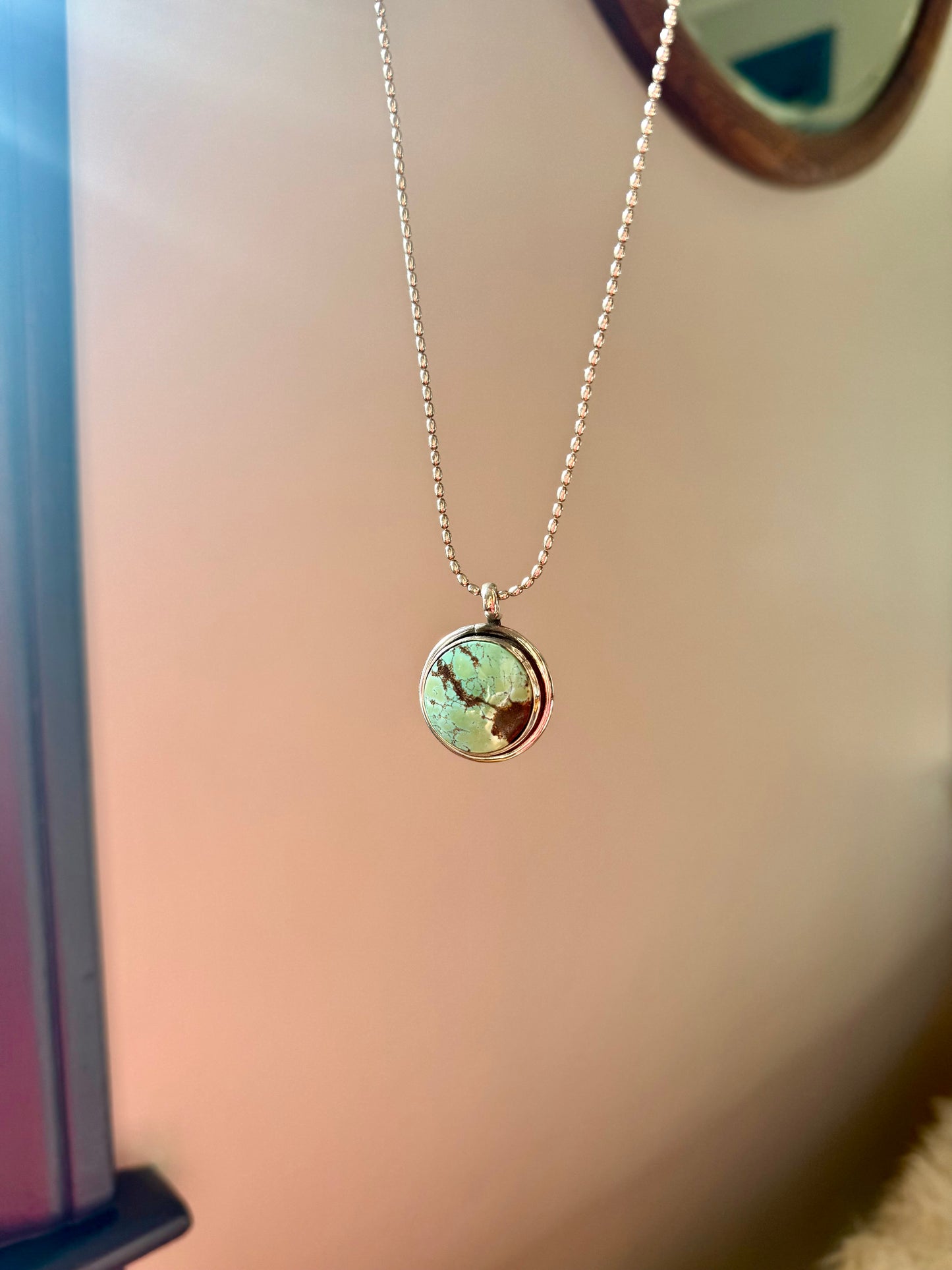 Sage Eclipse Tyrone Turquoise Pendant