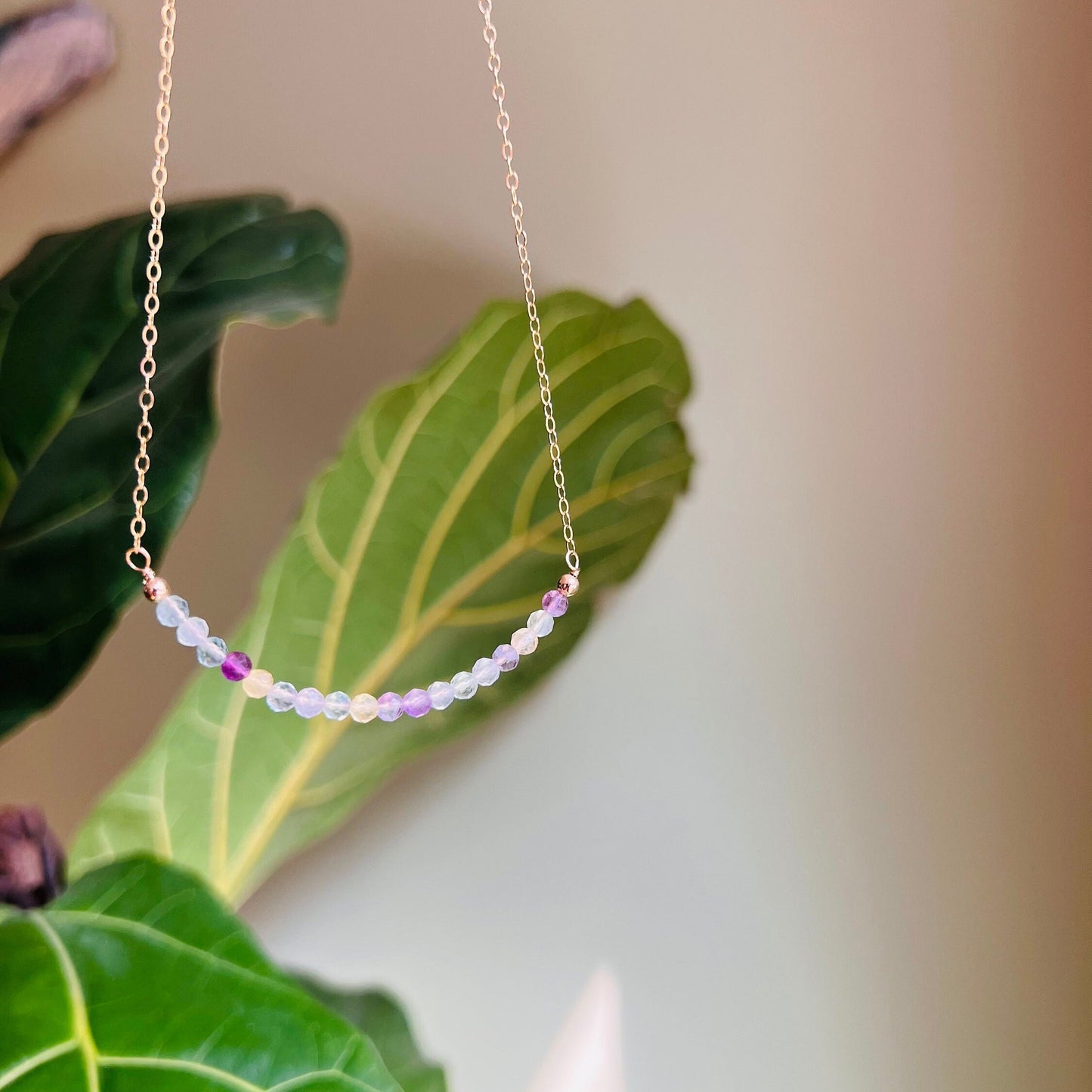 Rainbow Fluorite Necklace