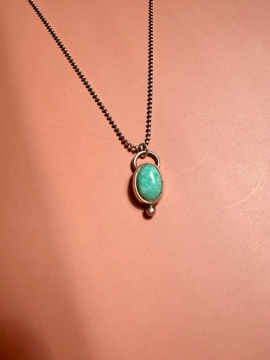 Seafoam Drop Necklace