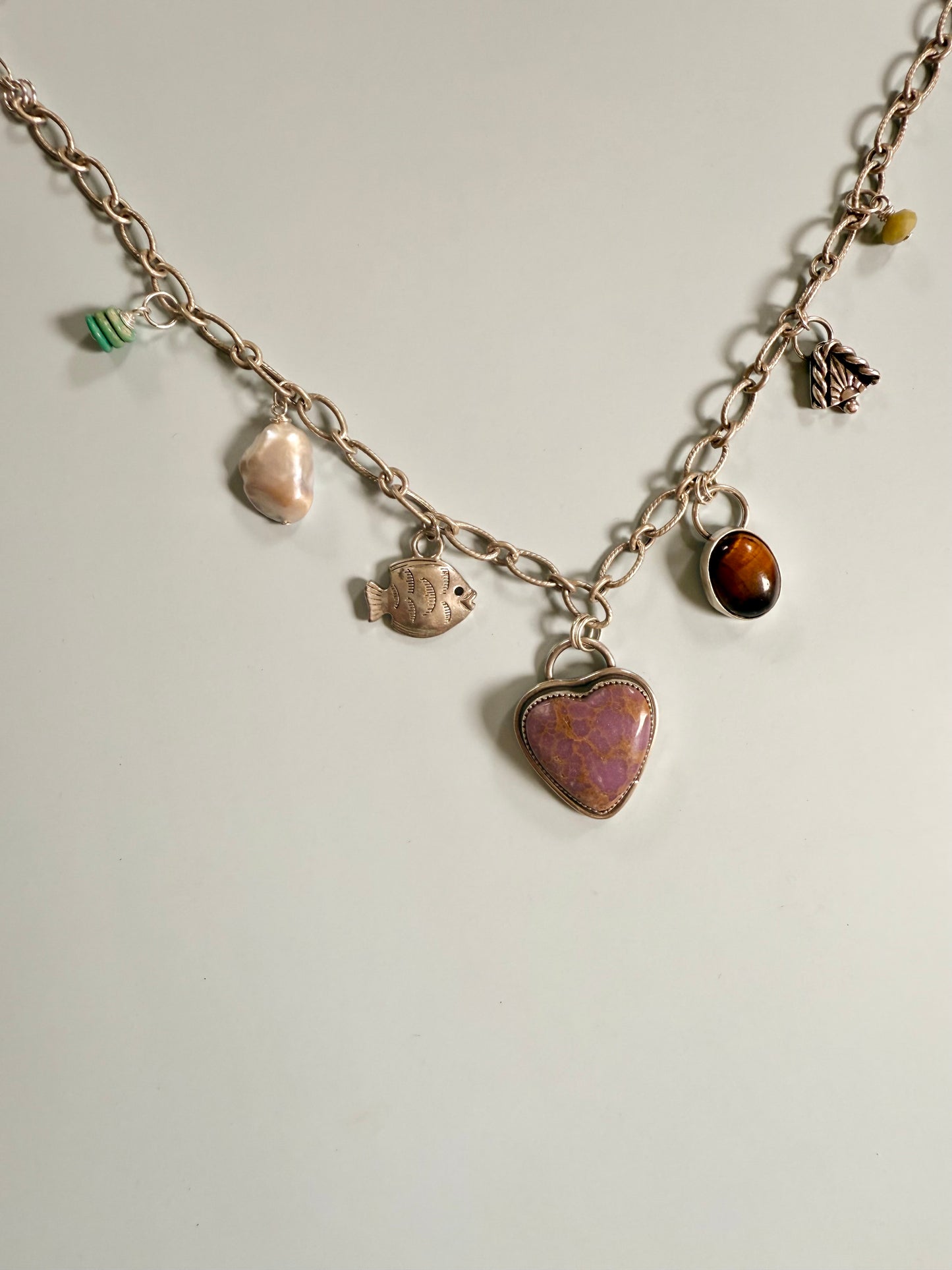 Heart of the Sea Charm Necklace
