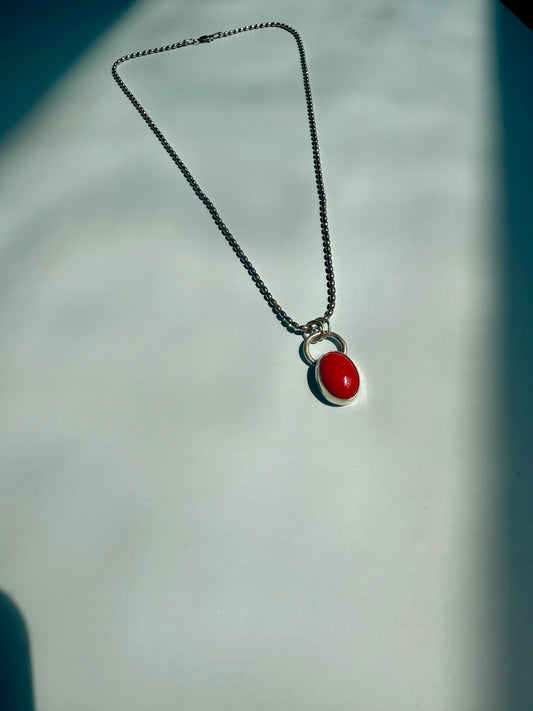 Crimson Talisman Necklace