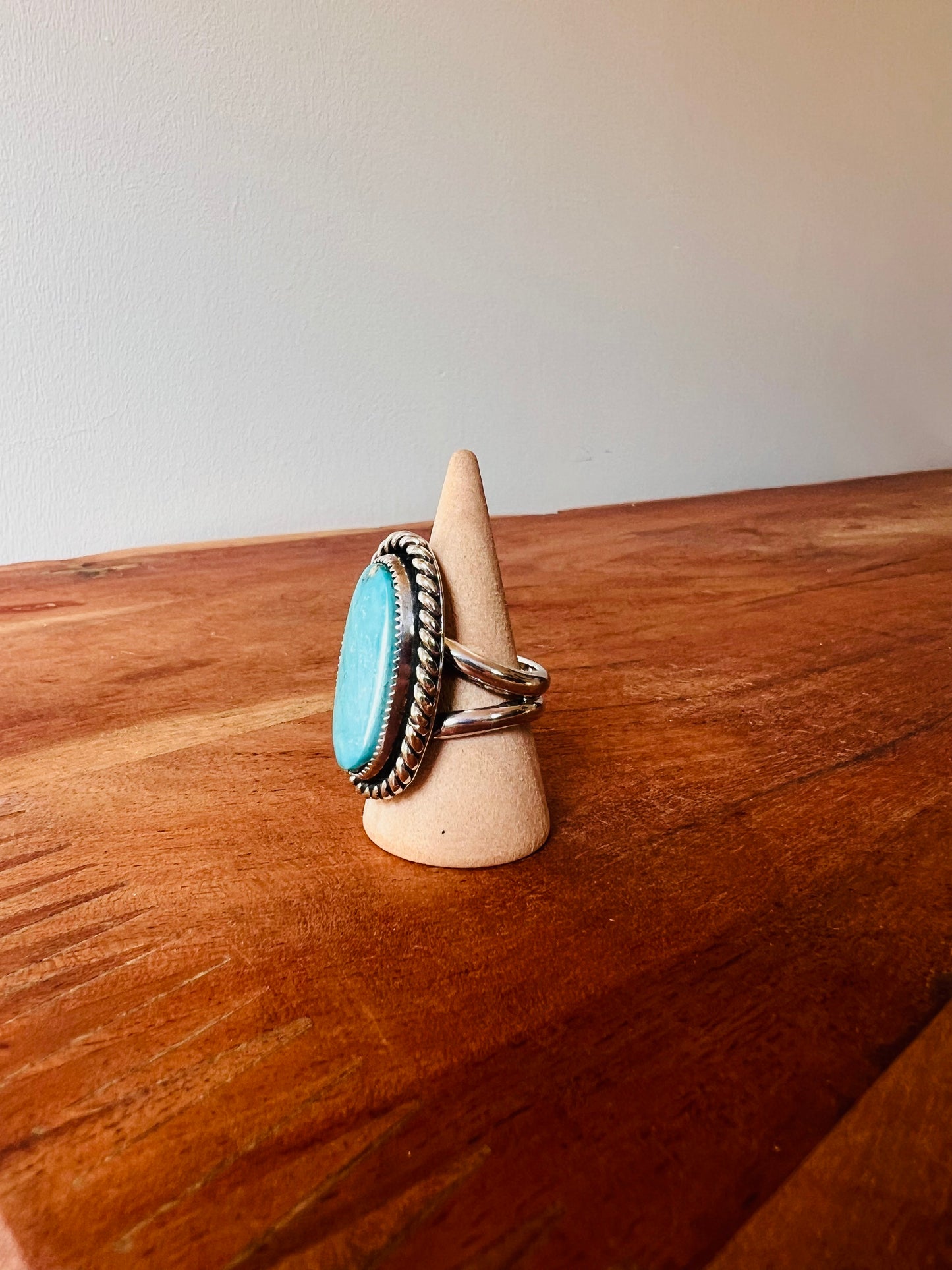 North Turquoise Mountain Sterling Ring