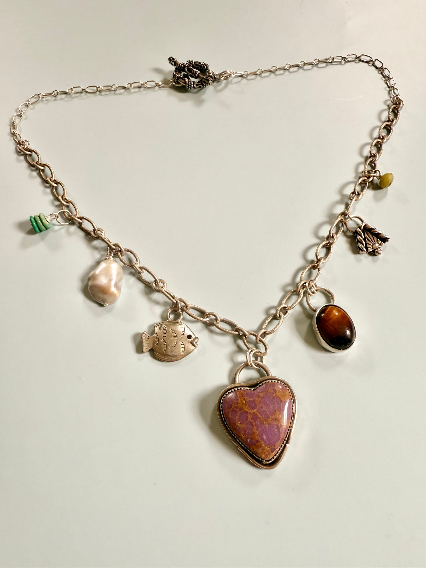 Heart of the Sea Charm Necklace