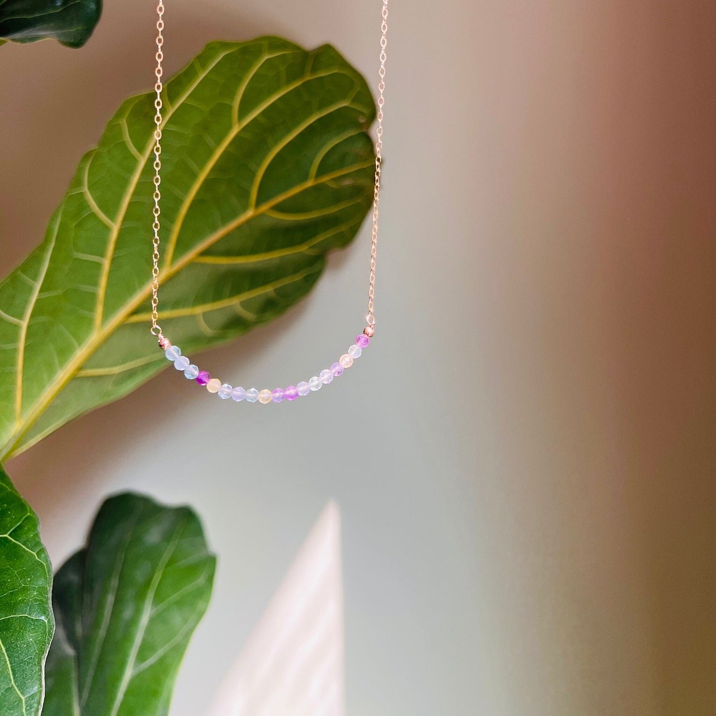 Rainbow Fluorite Necklace